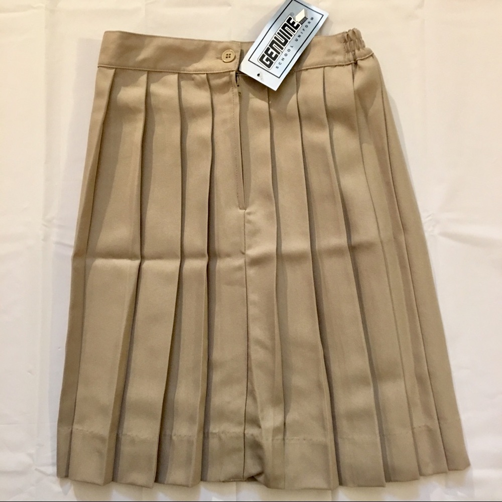 3 Girls School Uniform Pleated Skirts Size 10